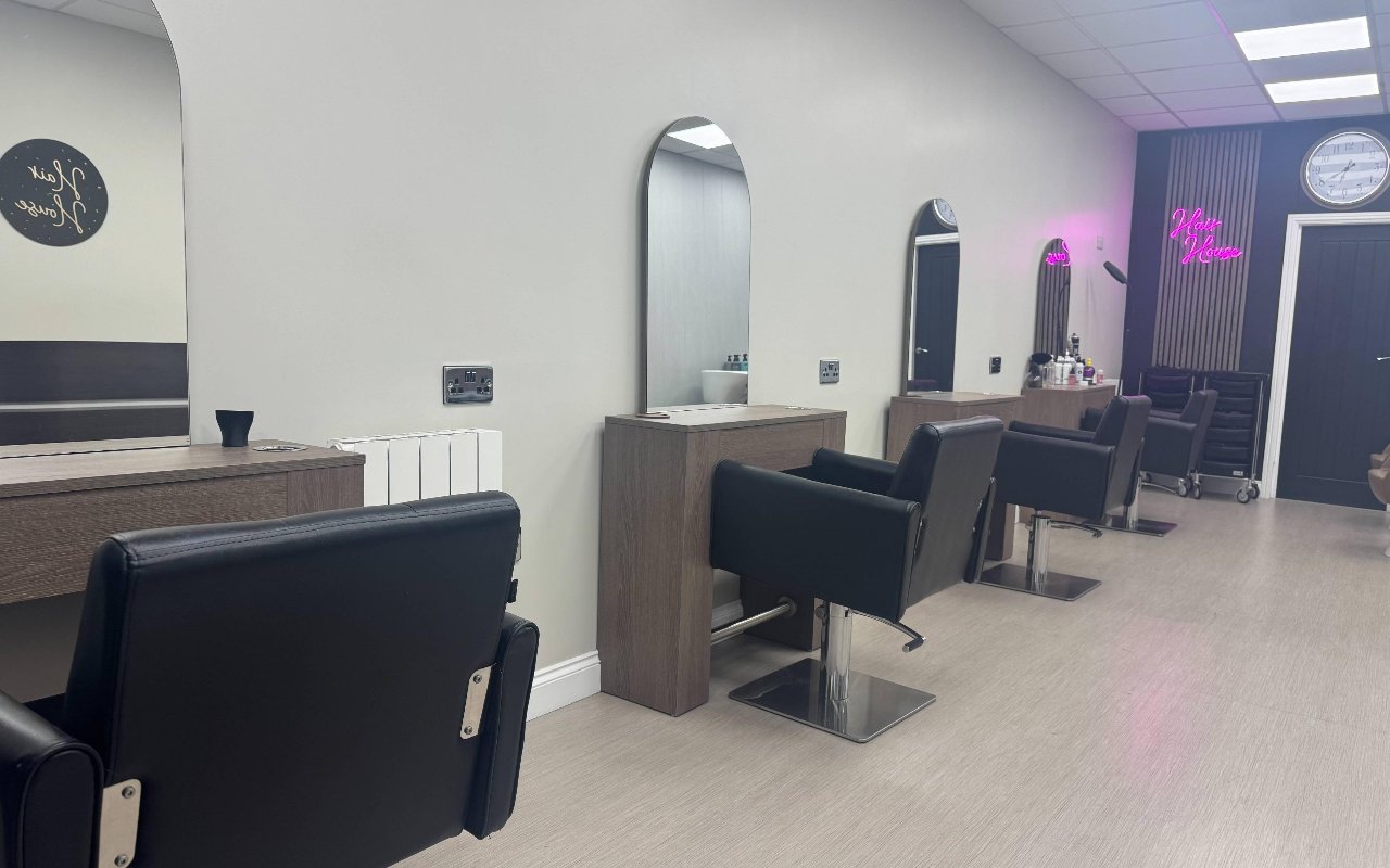 Styling stations at Hair House Bingley